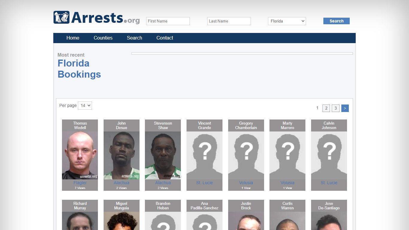 Search Florida Florida Jail Arrest Records